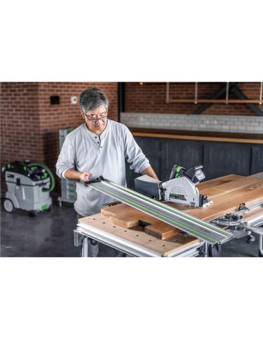 Sierra de inmersión sin cable Festool TSC 55 18V 5.0 Ah con riel 140cm