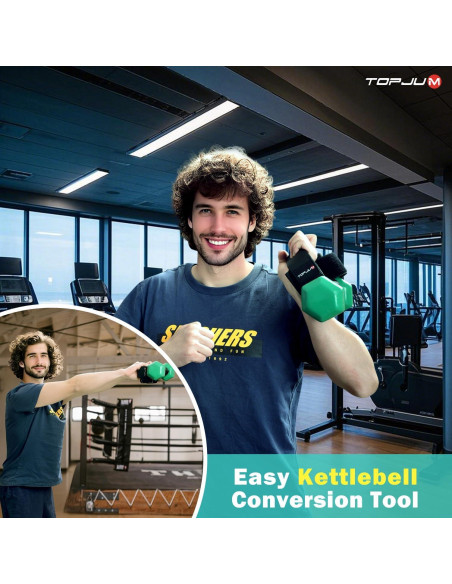 Accesorio de pie para mancuerna TOPJUM - Entrenador de tibiales