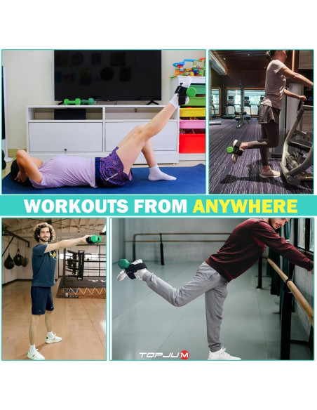 Accesorio de pie para mancuerna TOPJUM - Entrenador de tibiales