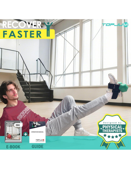 Accesorio de pie para mancuerna TOPJUM - Entrenador de tibiales