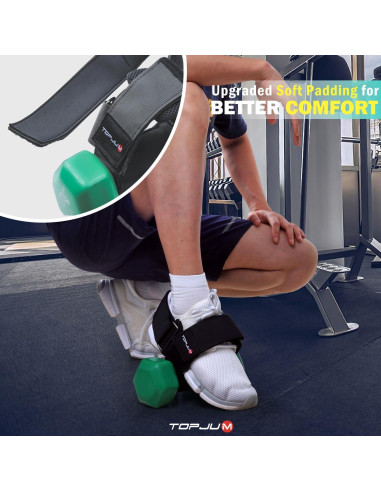 Accesorio de pie para mancuerna TOPJUM - Entrenador de tibiales