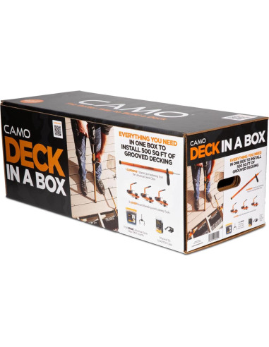 Kit de Sujetadores Ocultos Camo Deck in a Box - 900 Clips para Decking
