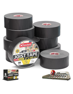 Cinta Butílica XFasten 5 cm x 15 m - Paquete de 8 Rollos