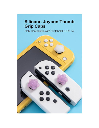 Agarres de Pulgar Silicona NANANINO para Nintendo Switch 4PCS