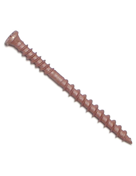 Tornillos para Deck Fastener 10 x 6.35 cm Rojo, 25 Piezas