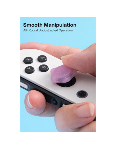 Agarres de Pulgar Silicona NANANINO para Nintendo Switch 4PCS