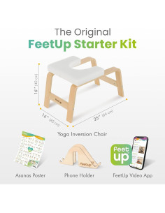 Banco de Inversión FeetUp para Yoga - Entrenador Vegano 60x40cm 2