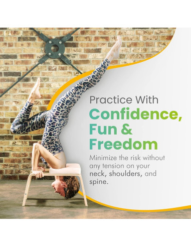 Banco de Inversión FeetUp para Yoga - Entrenador Vegano 60x40cm