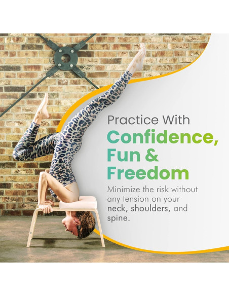 Banco de Inversión FeetUp para Yoga - Entrenador Vegano 60x40cm