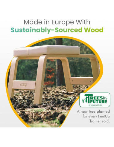 Banco de Inversión FeetUp para Yoga - Entrenador Vegano 60x40cm