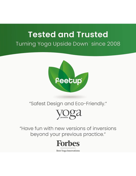 Banco de Inversión FeetUp para Yoga - Entrenador Vegano 60x40cm