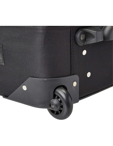 Conjunto de Equipaje Rockland 2 Piezas Expandible Cuadros Negros