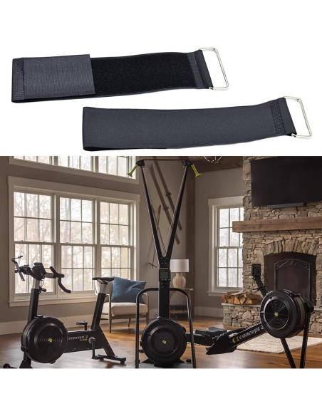 Correas de Pedales JLEivvi 50cm para Máquinas de Remo y Elípticas