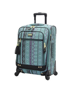 Maleta Expandible Steve Madden 24" Turquesa Ligera 62L