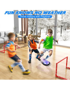 Juego de Pelotas de Fútbol Flotantes HIEMAO con Luces LED 2