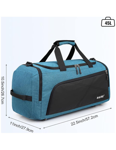 Bolsa de Gimnasio G4Free 45L 3-Vías con Compartimento Húmedo