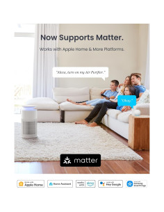 Purificador de Aire SwitchBot para Hogar Grande 336.5 m 20dB 2