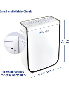 Purificador de Aire AirDoctor AD2000 para Habitaciones Pequeñas 2