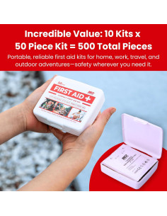 Kits de Primeros Auxilios Mini M2 BASICS - Paquete de 10 Unidades 2