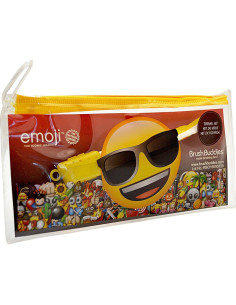 Kit de Viaje Ecológico Cepillo de Dientes Emoji Brush Buddies 2