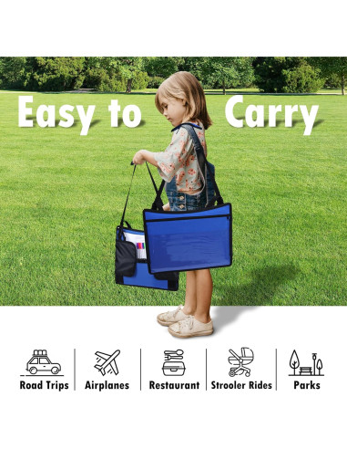 Bandeja de Viaje para Niños WENRENER Azul Marino 43x34cm 2PCS