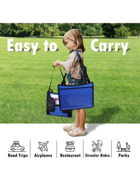 Bandeja de Viaje para Niños WENRENER Azul Marino 43x34cm 2PCS