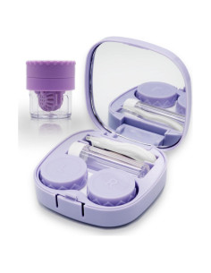Estuche para Lentes de Contacto con Lavadora YXYJH Púrpura
