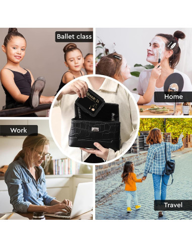 Kit de Accesorios para el Cabello B1jounie 160 Piezas con Caja