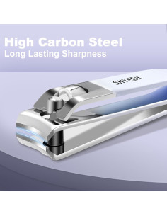 Kit de Manicura y Pedicura SYHEEH 10 Piezas Acero Carbono 2