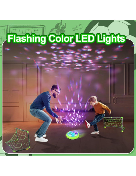 Pelota de Fútbol Flotante Growsland con Luces LED y Metas