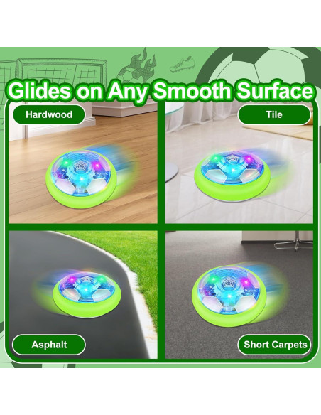 Pelota de Fútbol Flotante Growsland con Luces LED y Metas