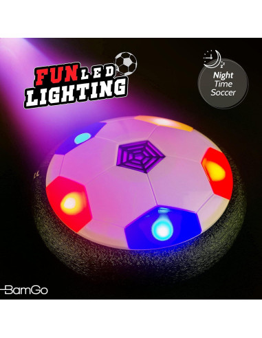 Pelota de Fútbol Flotante Bamgo con Luces LED - Juguete Seguro
