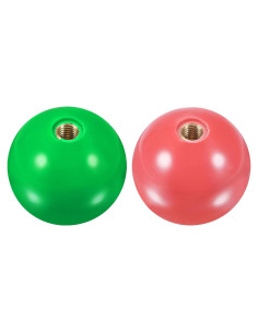 Joystick Reemplazo uxcell Bola Superior 35 mm Verde/Rosa