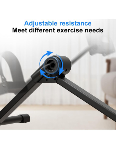 Ejercitador de Pedales Bajo Escritorio MJWW O1 Plegable con Monitor LCD