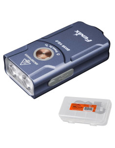 Linterna de Llavero Fenix E03R v2.0 Azul 500 Lúmenes Recargable
