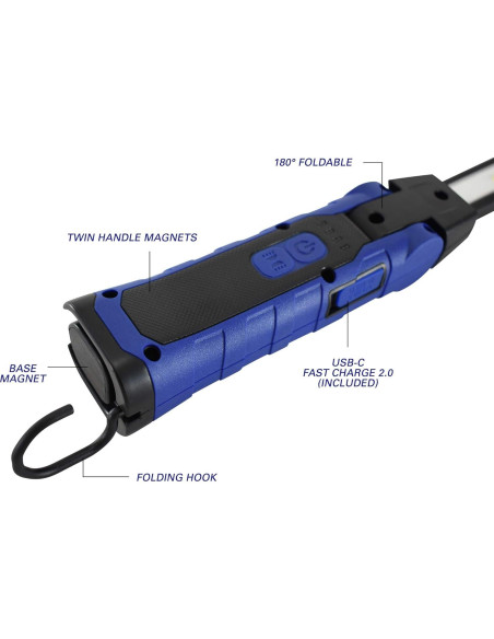 Luz LED Plegable Doble Cara Astro Tools 52SLC 1000 Lúmenes