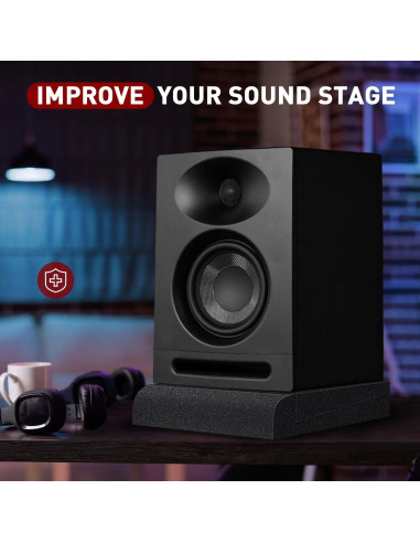Almohadillas de Aislamiento Focusound para Monitores 3-4.5"