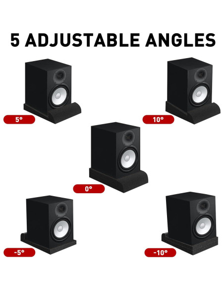 Almohadillas de Aislamiento Focusound para Monitores 3-4.5"