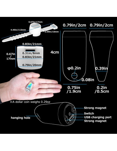 Linterna LED Mini DOKEEP GD2 USB Recargable a Prueba de Agua