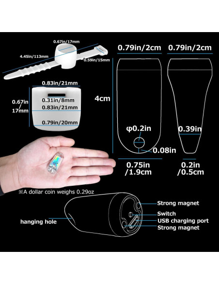 Linterna LED Mini DOKEEP GD2 USB Recargable a Prueba de Agua