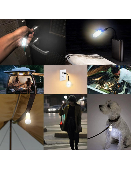 Linterna LED Mini DOKEEP GD2 USB Recargable a Prueba de Agua