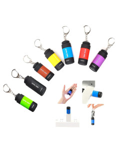 Mini Linterna LED Recargable Cussity 7X Impermeable 7 Piezas