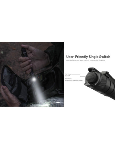 Linterna EDC Nitecore MT2A Pro, 1000 Lúmenes, Recargable USB-C