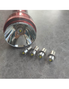 Bombilla LED P13.5S PR2 3W 6000K para Linternas 2-4 Celdas - 4 Unidades 2