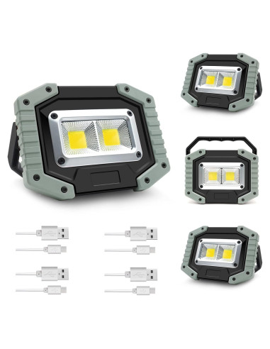 Luz de Trabajo LED Recargable LightingWill 30W 1500LM IP65