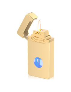Encendedor Retro REIDEA Oro Champán Recargable USB 5ml