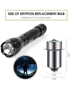 Bombillas LED de Reemplazo Honoson 3 Piezas 3W 6500K 2