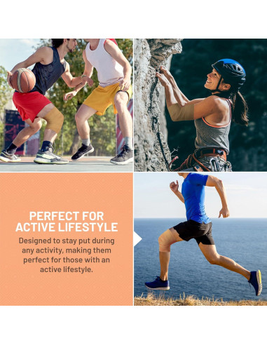 Cinta Cohesiva Autoadhesiva MEDca - Paquete de 12 Rollos 2.54-7.62 cm