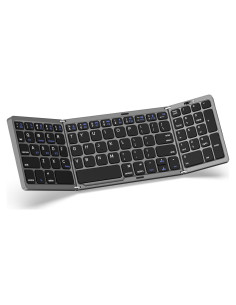 Teclado Bluetooth Plegable Luqeeg Slim Recargable 5.1