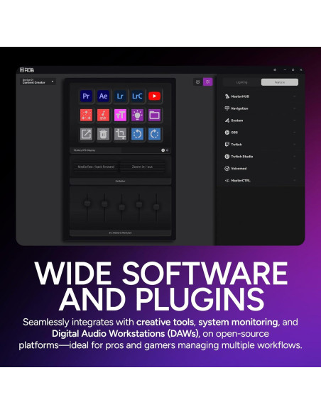 Kit de Creación Modular MasterHUB Cooler Master - 15 Teclas IPS